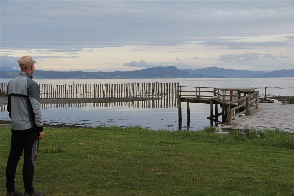 Kveldsstund ved Trondheimsfjorden.