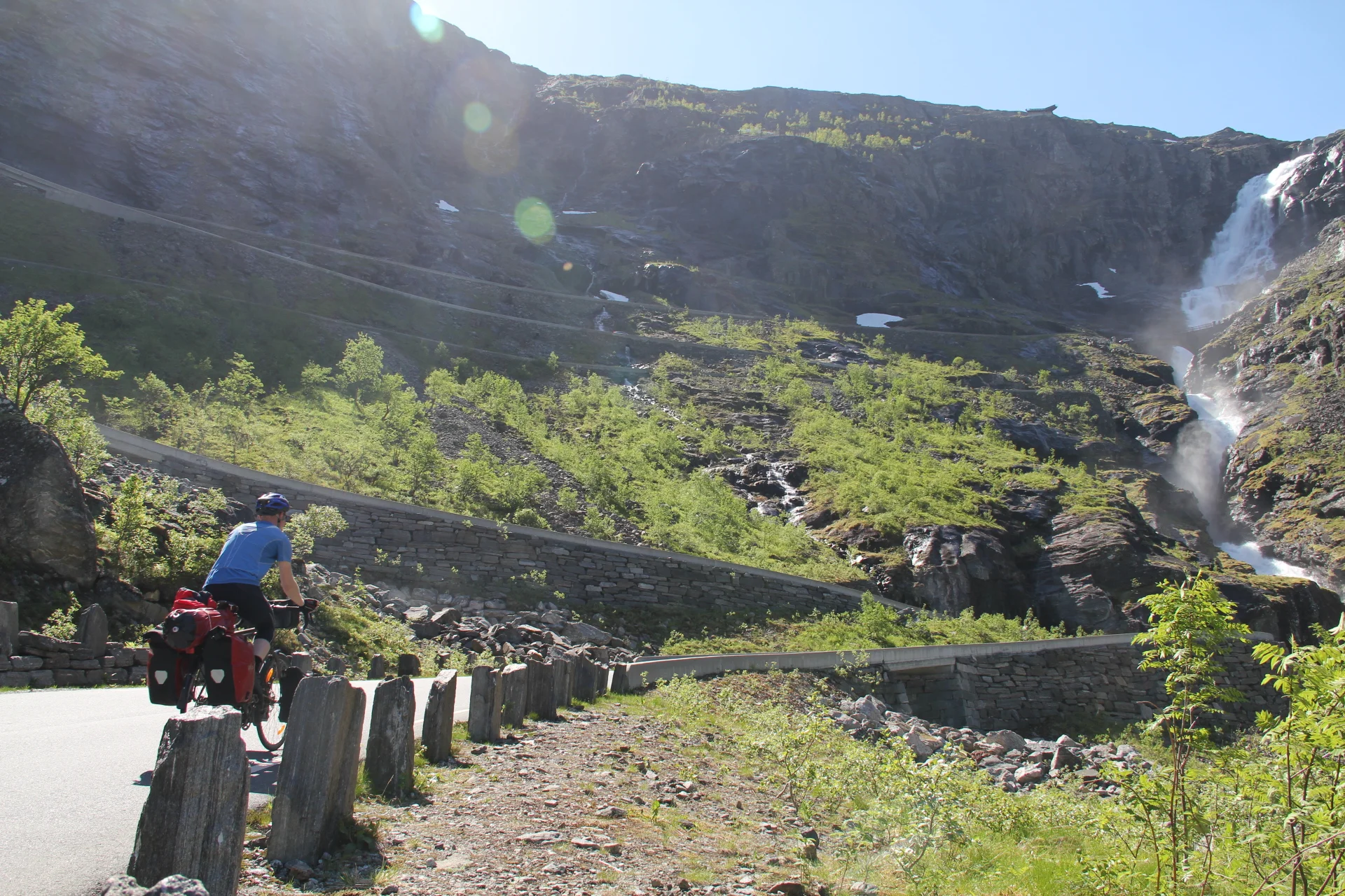 Opp Trollstigen.