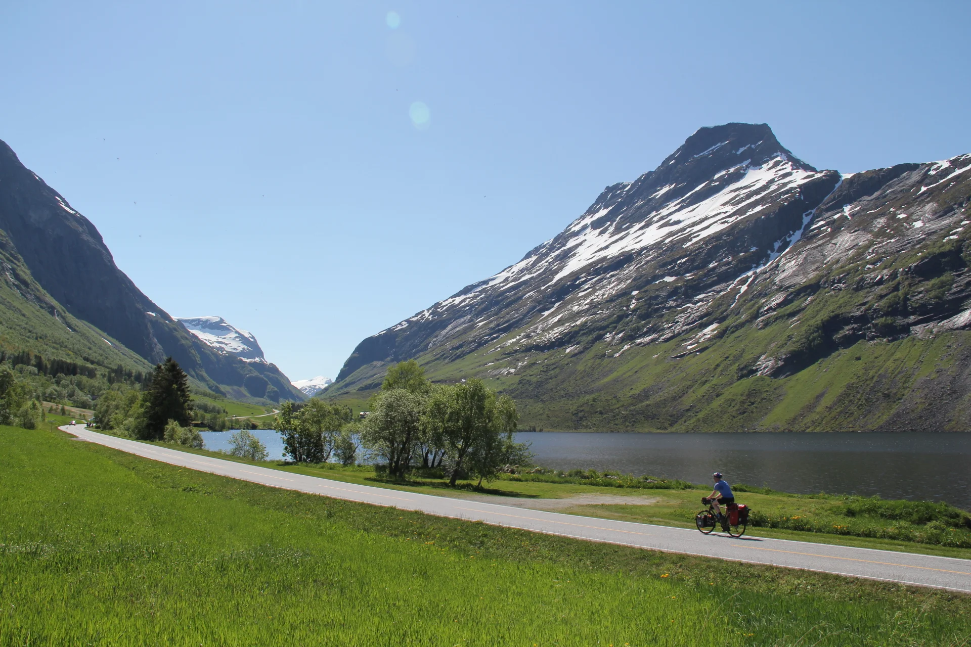 På vei fra Eidsdal til Geiranger.