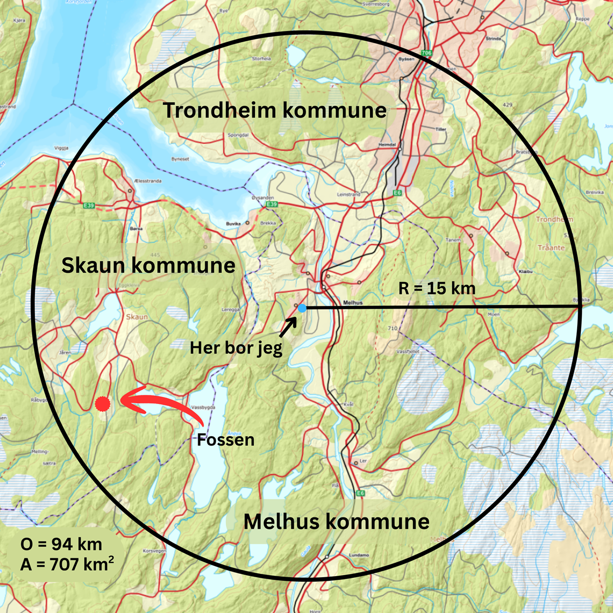 Kart Stormorfossen