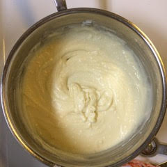 Step 4: after pouring the second milk