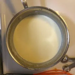 Step 6: uncooked béchamel