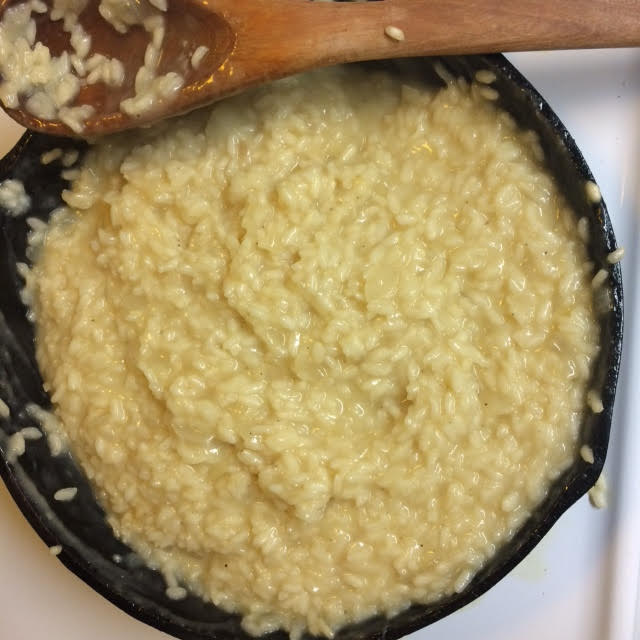 finished risotto