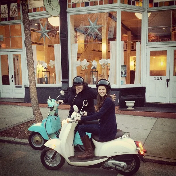 Millie Holloman and Abi Mattis planning the first C&C tour in 2011