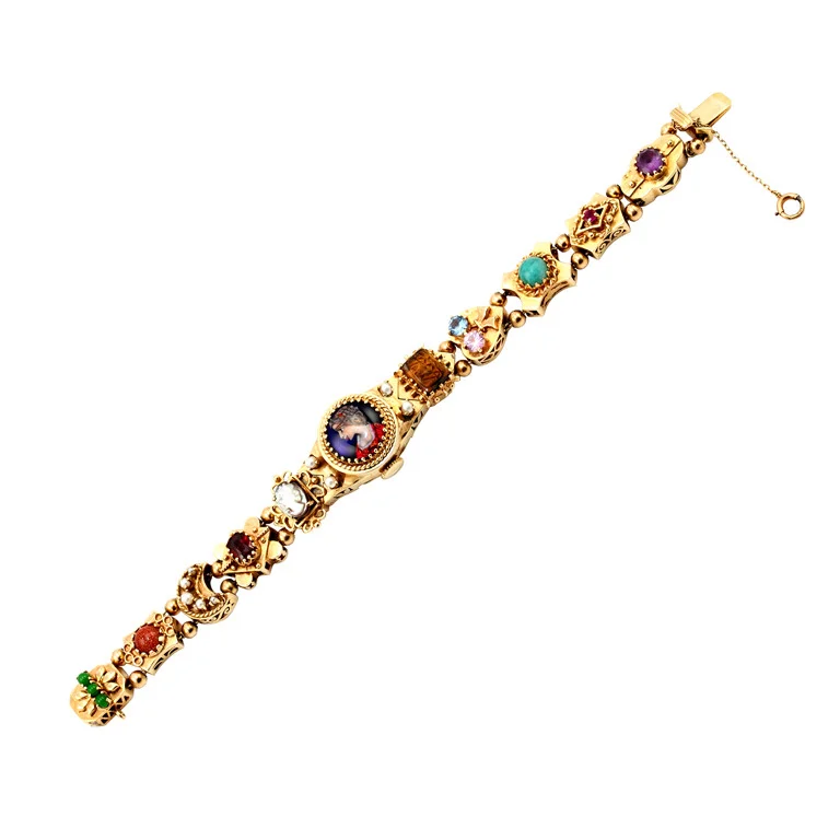 1950s Multi Gem Cameo Wristwatch.jpg