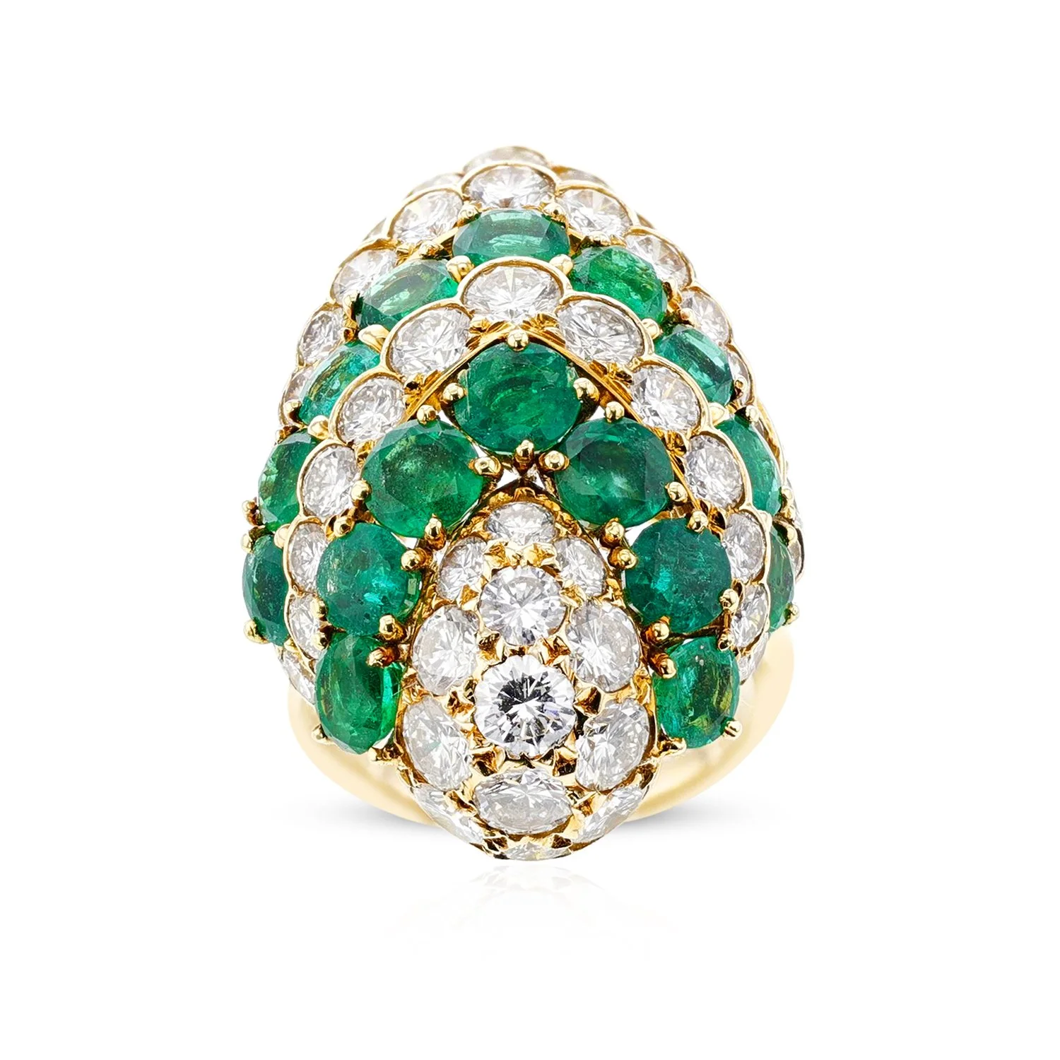 1254_ Bvlgari Emerald and Diamond Cocktail Ring-4.jpg