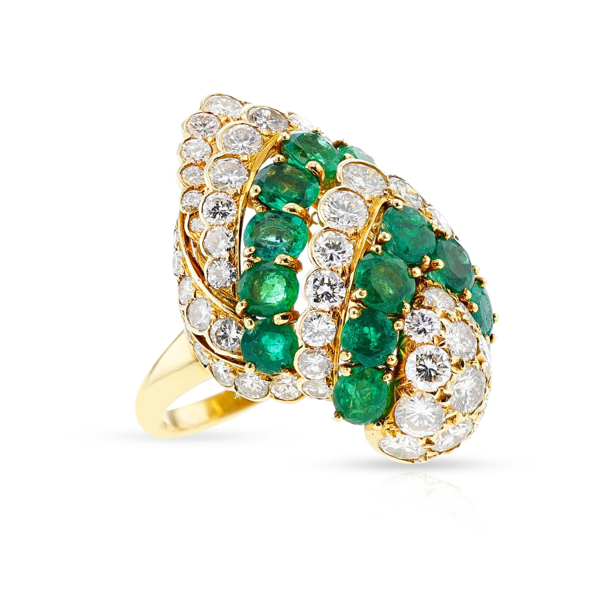1254_ Bvlgari Emerald and Diamond Cocktail Ring-2.jpg