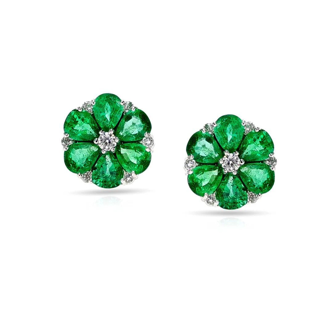 1286_ Emerald Flower Studs .jpg