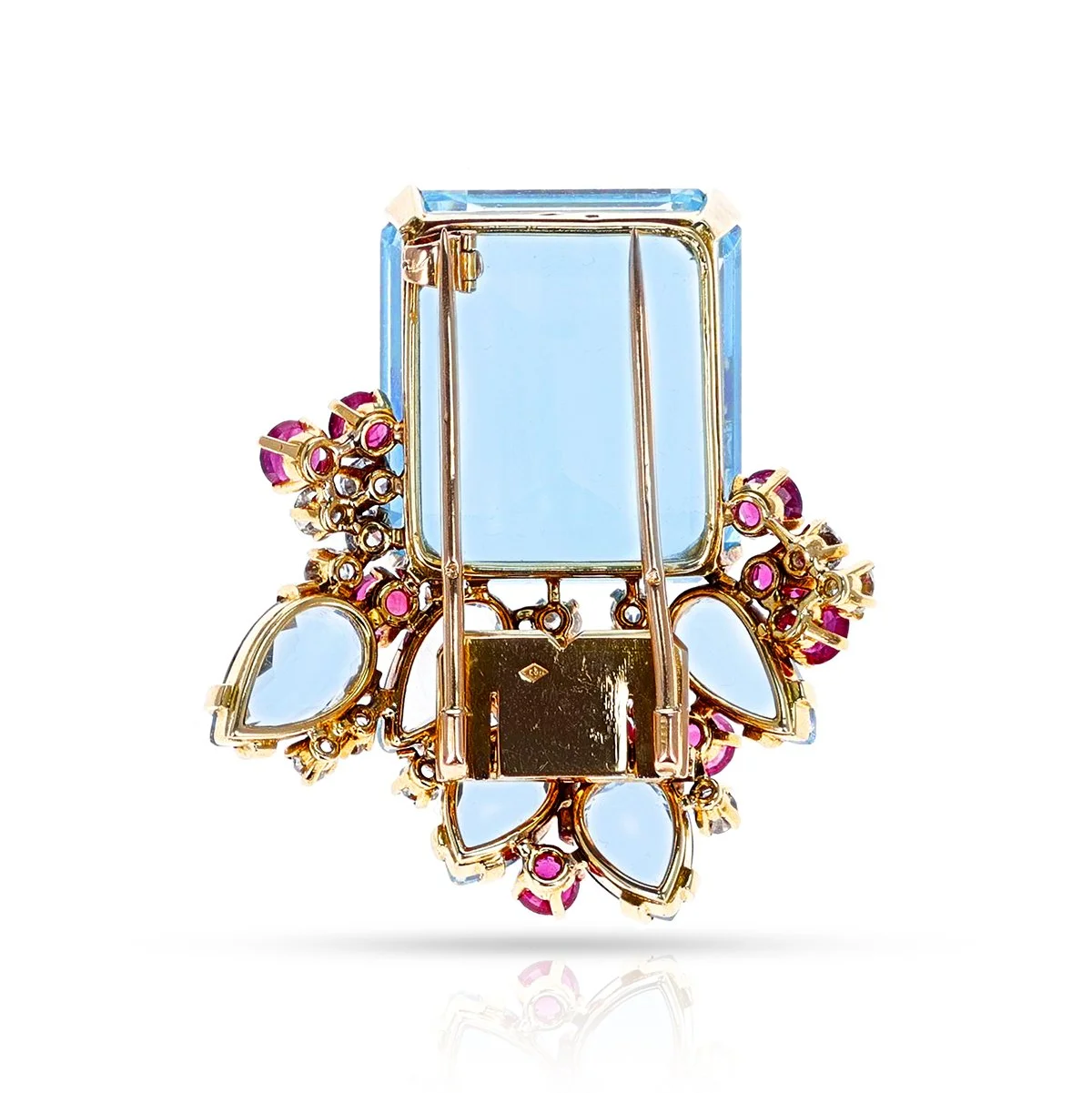 1110_ Suzanne Belperron Aquamarine, Ruby and Diamond Brooch-1.jpg