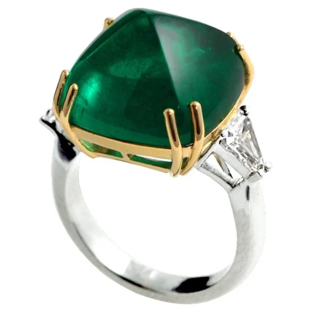 17.53+Carat+Emerald+Sugarloaf+Diamond+Engagement+Ring.jpg