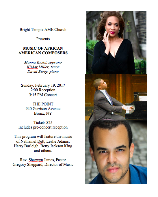 Featured Solo Artist: Black History Concert