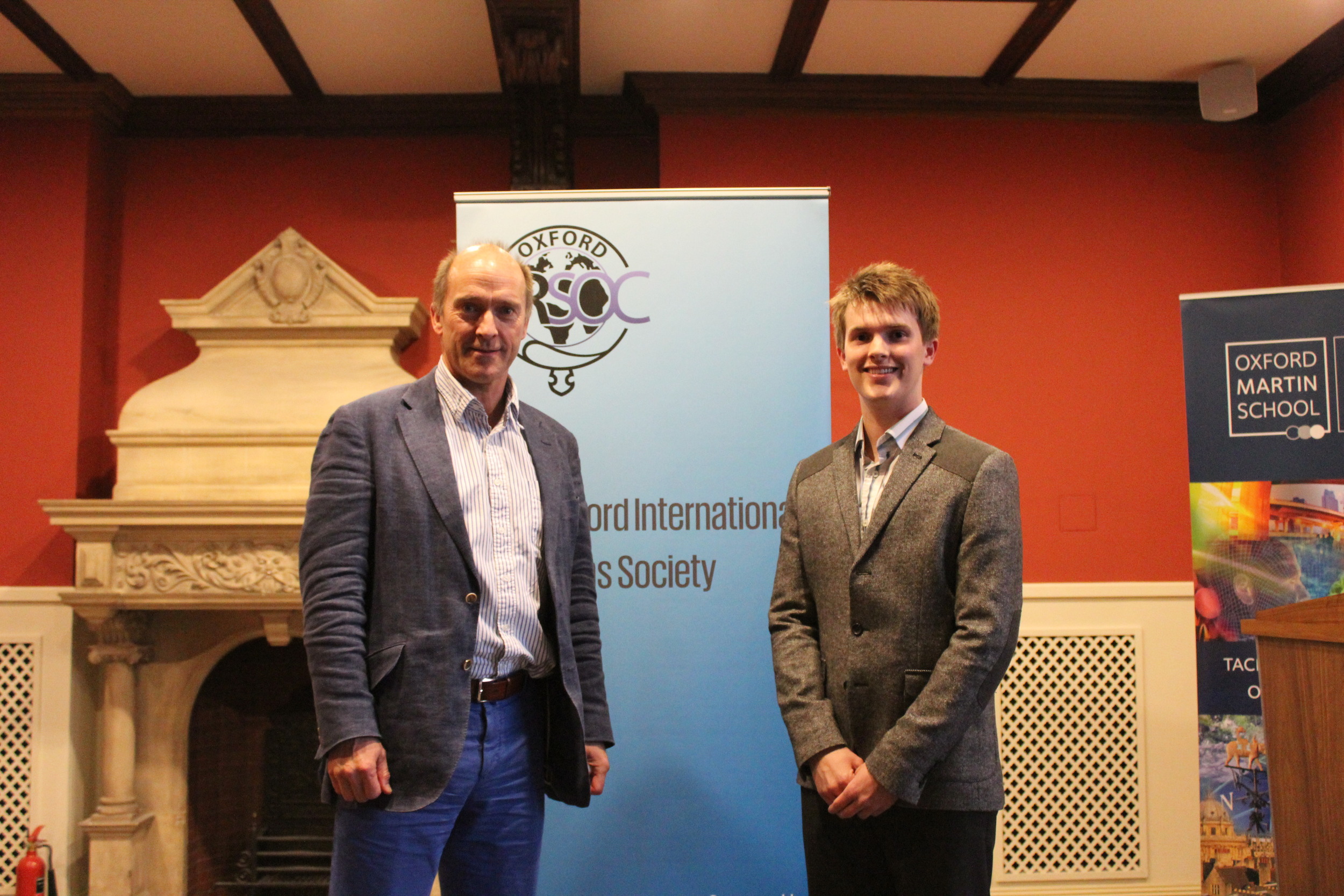 Major General Shaw and President, Daniel Bayliss