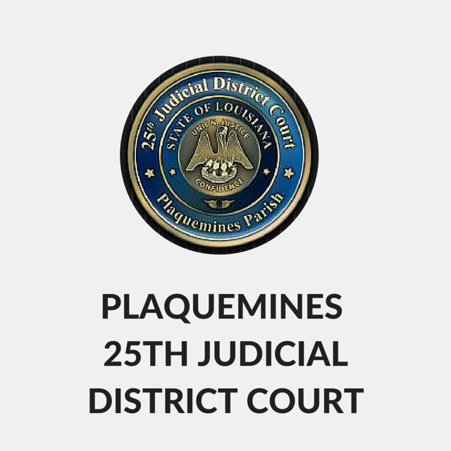 Plaquemines 25th Judicial District Court