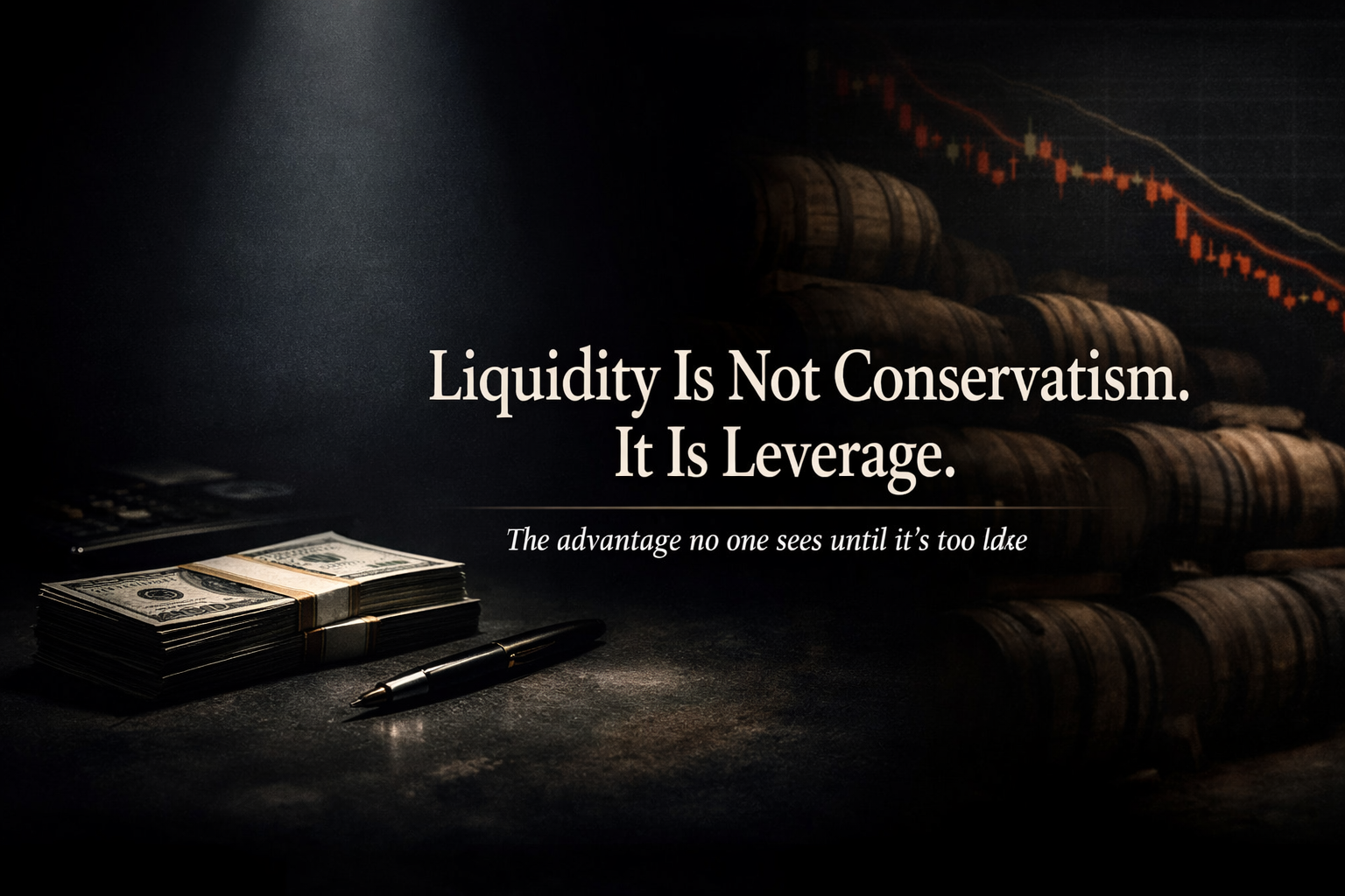 Liquidity Is Not Conservatism.It Is Leverage.