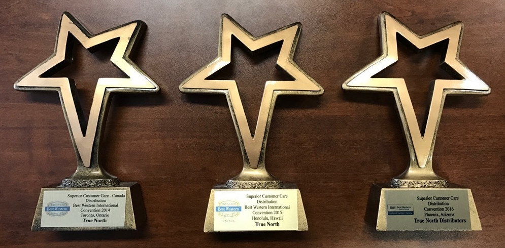 Toronto | Honolulu | Phoenix True North is proud to be the recipient of Best Western Canada's "Superior Customer Care" award.