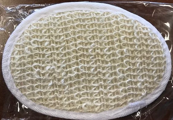 Stock Loofah - Individually Poly Bag Packaged, 100/cs