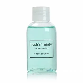 Fresh N Minty® Mouthwash 1.5 fl oz Bottle, 90/cs