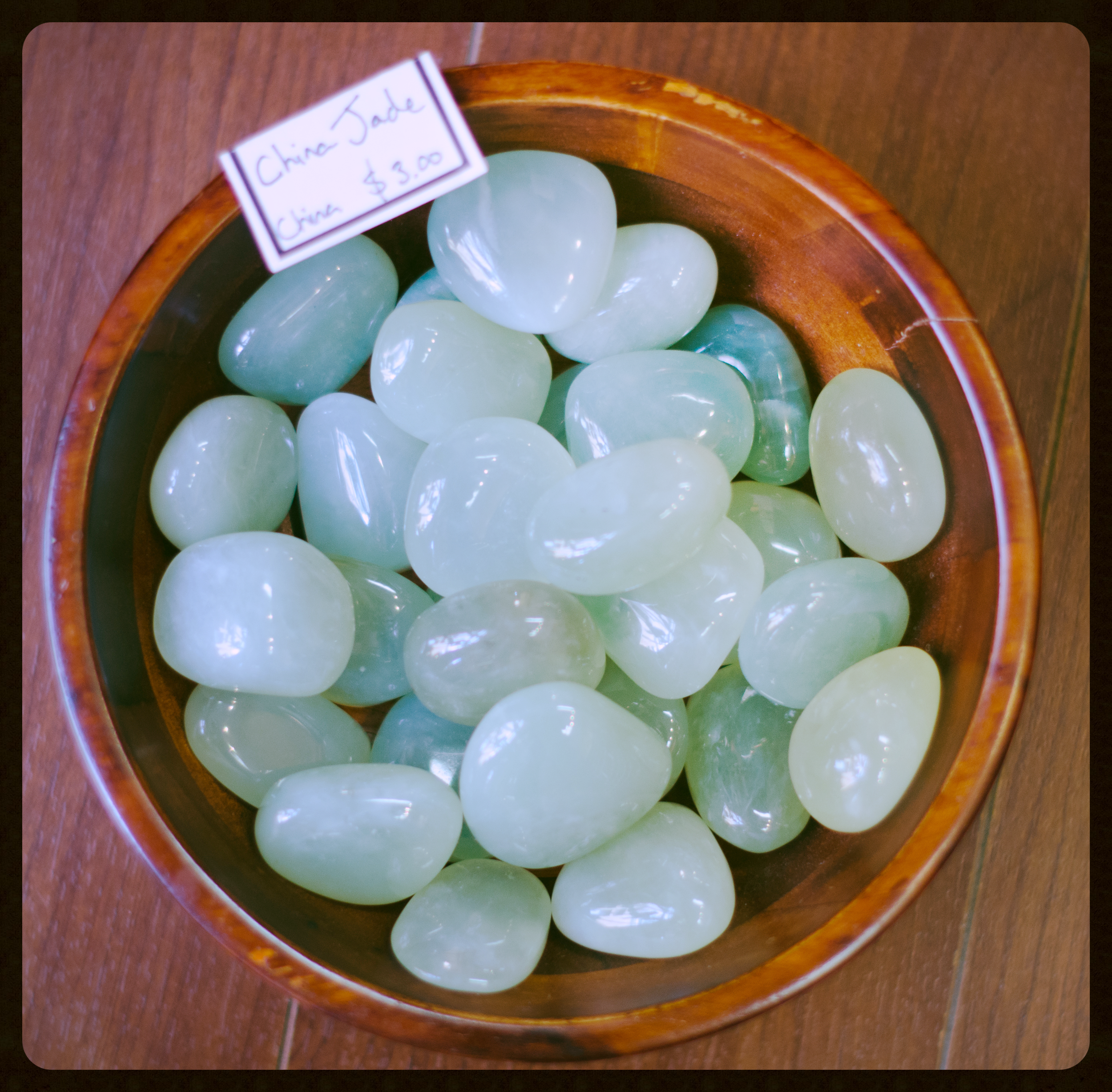 particularly lush and translucent Jade from China. 
