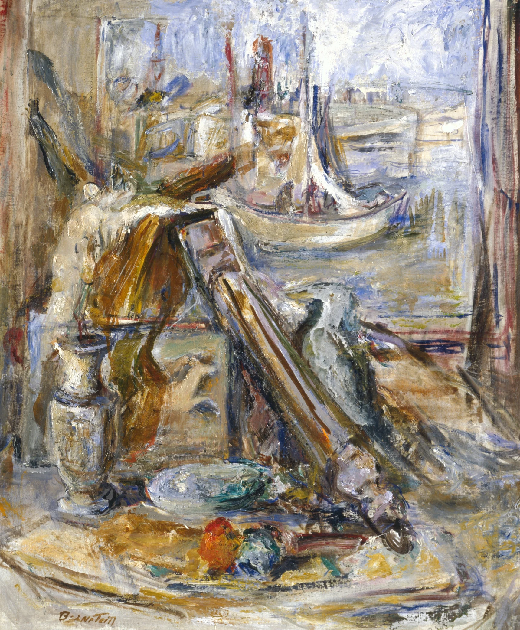 Seagull Still Life , ca. 1965, Oil on canvas, 30x25 inches