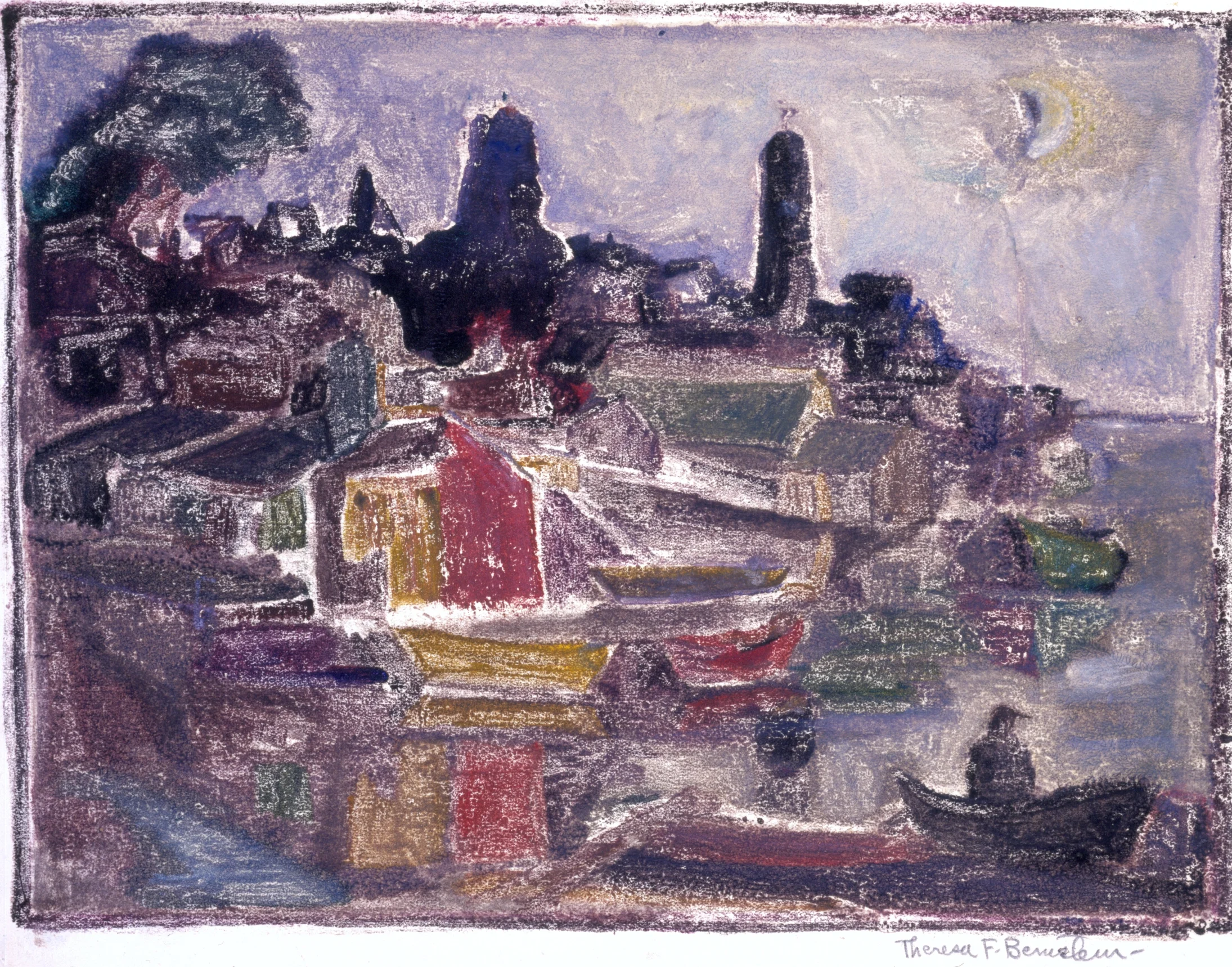 Gloucester Fisherman , 1920s, Monotype, 8¼x11 inches