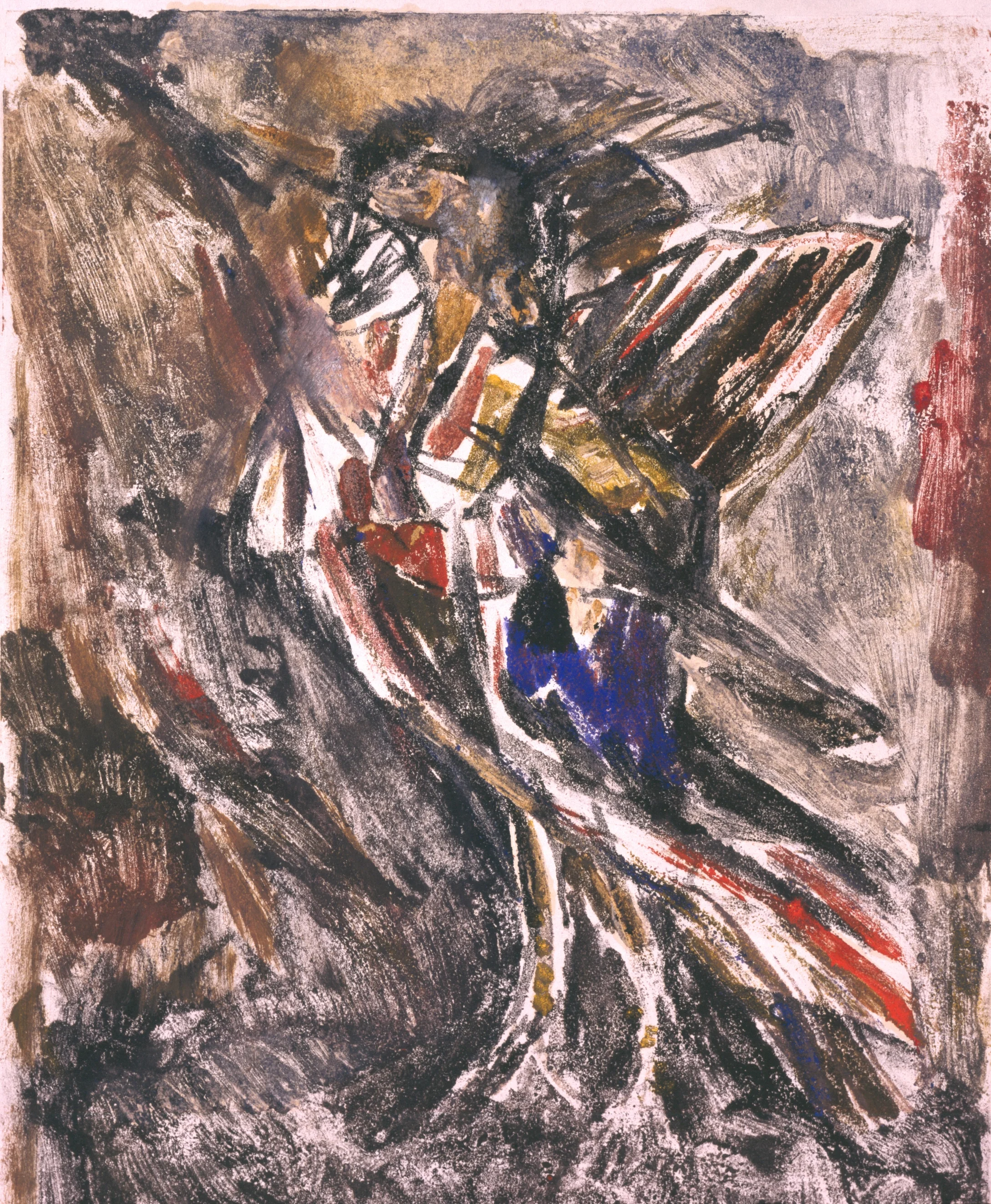 American Eagle , 1945, Monotype, 9¾x7¾ inches