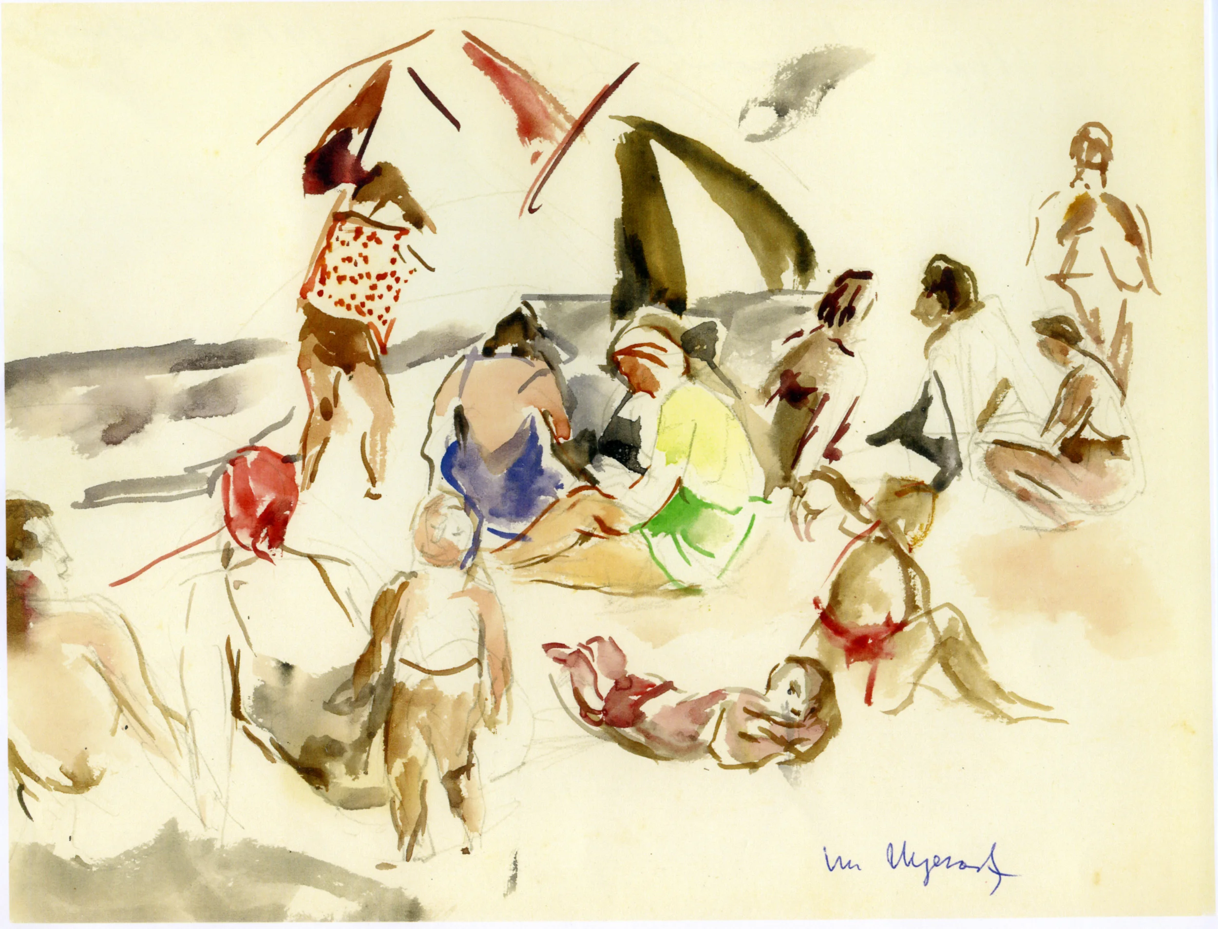 Folly Cove , 1919, Watercolor, 8 x 10½ inches
