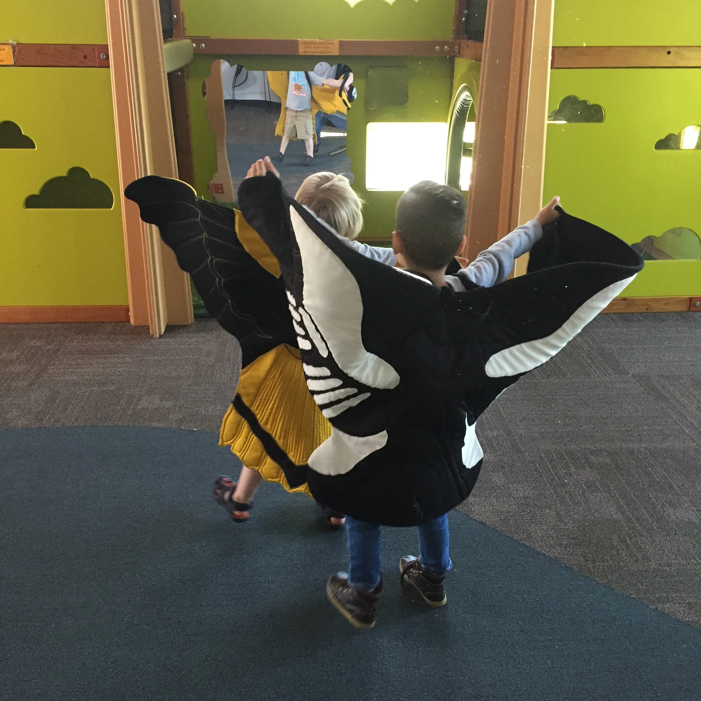 Dress up fun in the Forest Room
