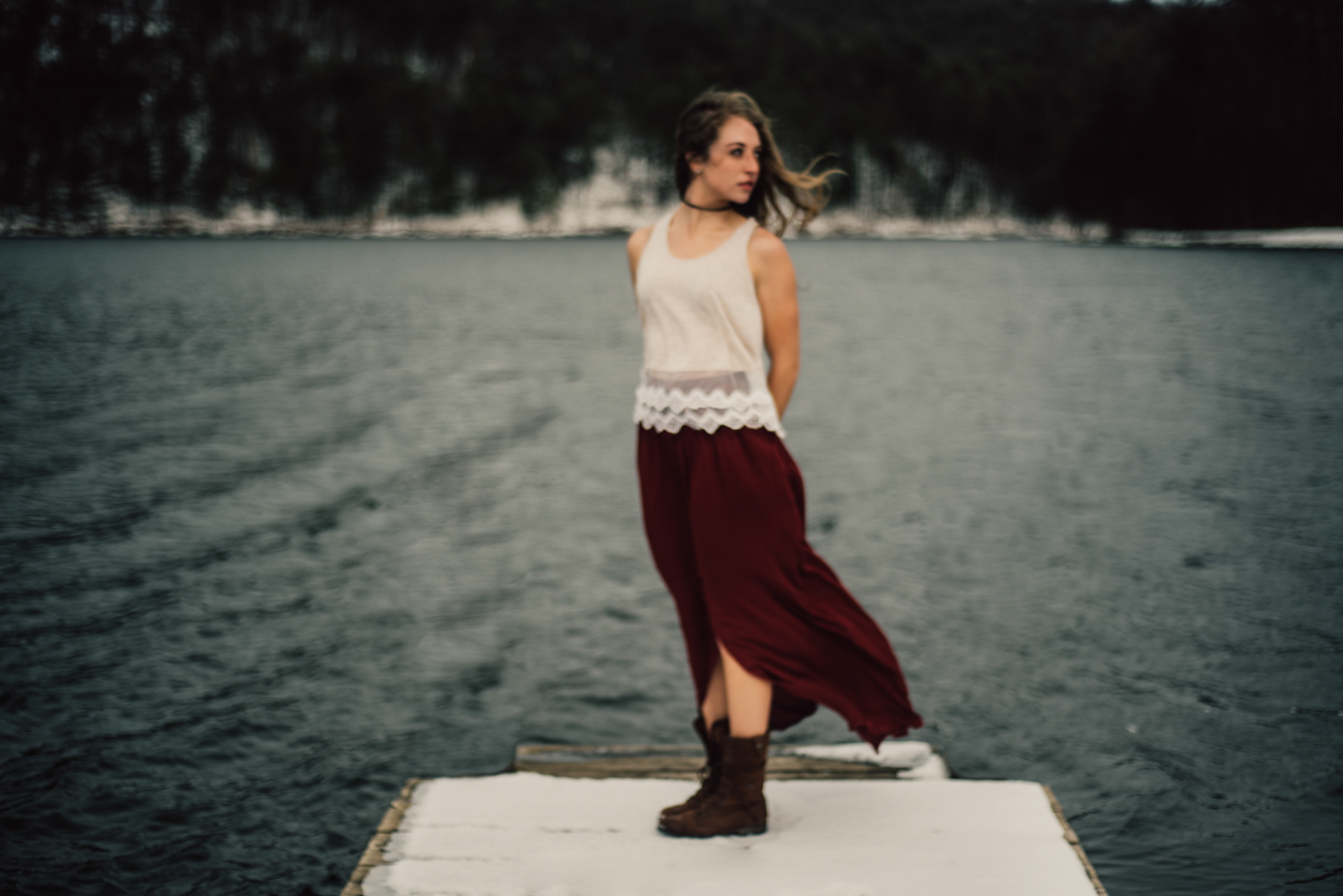 Moody Snowy Portrait Session at Lake Arrowhead in Luray Virginia_3.JPG