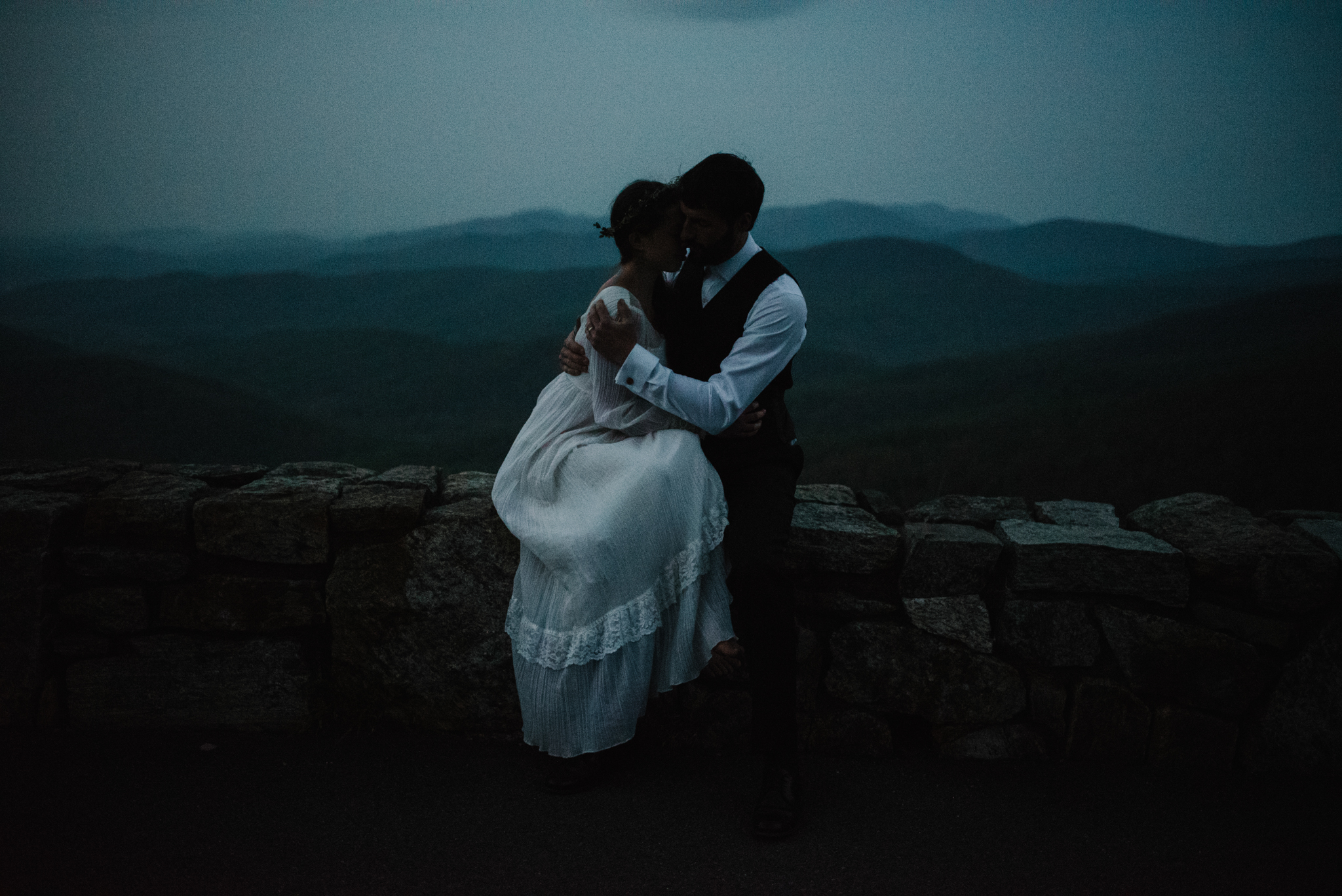 Lisa and Stuart - Post Wedding Couple Portraits - White Sails Creative - Blue Ridge Mountains - Sunrise Shenandoah National Park_13.JPG