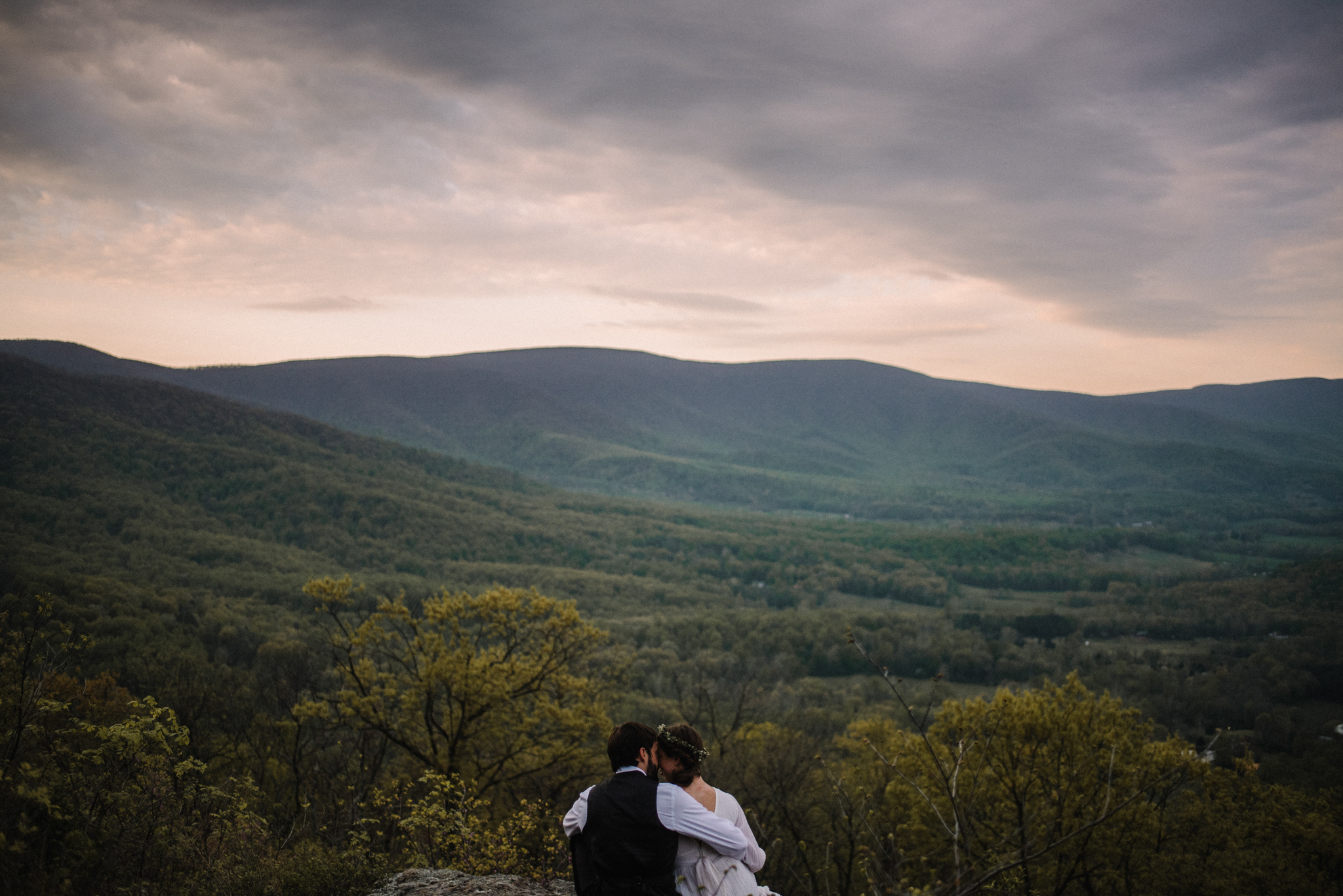 Lisa and Stuart - Post Wedding Couple Portraits - White Sails Creative - Blue Ridge Mountains - Sunrise Shenandoah National Park_35.JPG