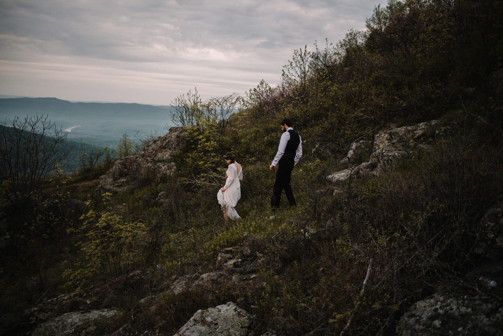 Lisa and Stuart - Post Wedding Couple Portraits - White Sails Creative - Blue Ridge Mountains - Sunrise Shenandoah National Park_41.JPG