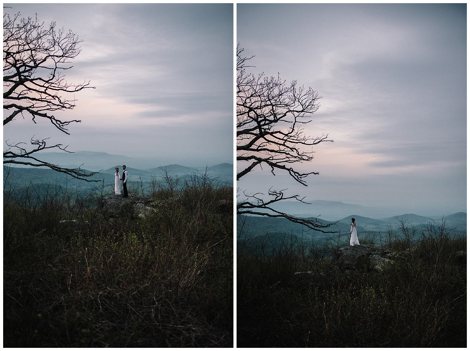 Lisa and Stuart - Post Wedding Couple Portraits - White Sails Creative - Blue Ridge Mountains - Sunrise Shenandoah National Park_25.jpg