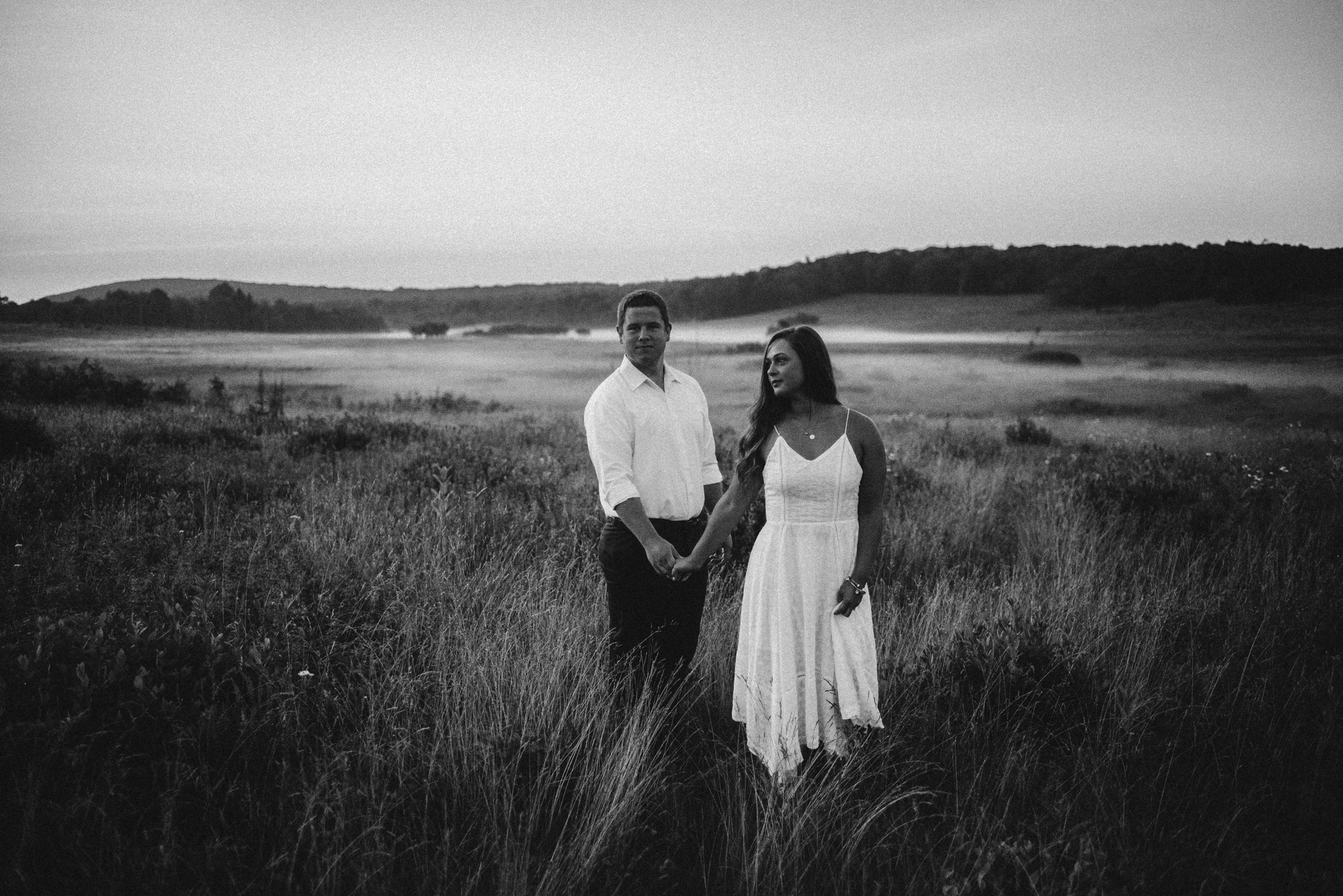 Erin and Matt - Shenandoah National Park Adventurous Sunrise Engagement Couple Photos - White Sails Creative_7.JPG