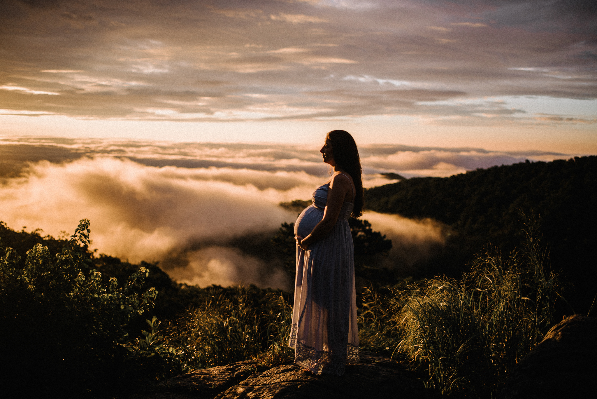 Mandy Spencer Maternity Sunrise Session Shenandoah National Park - White Sails Photography Creative_4.JPG