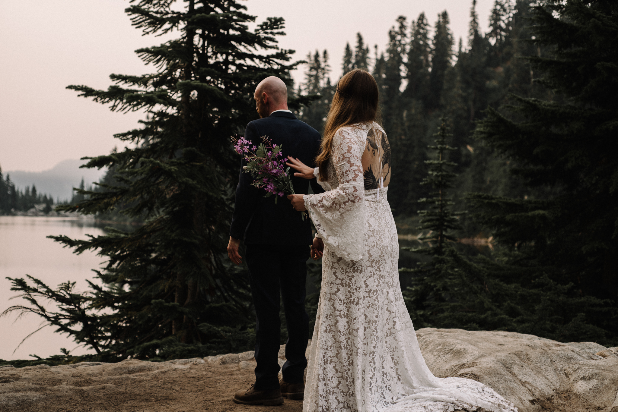 Megan and Andrew Lake Valhalla Washington PNW Adventure Elopement White Sails Creative Sunrise Hike_50.JPG