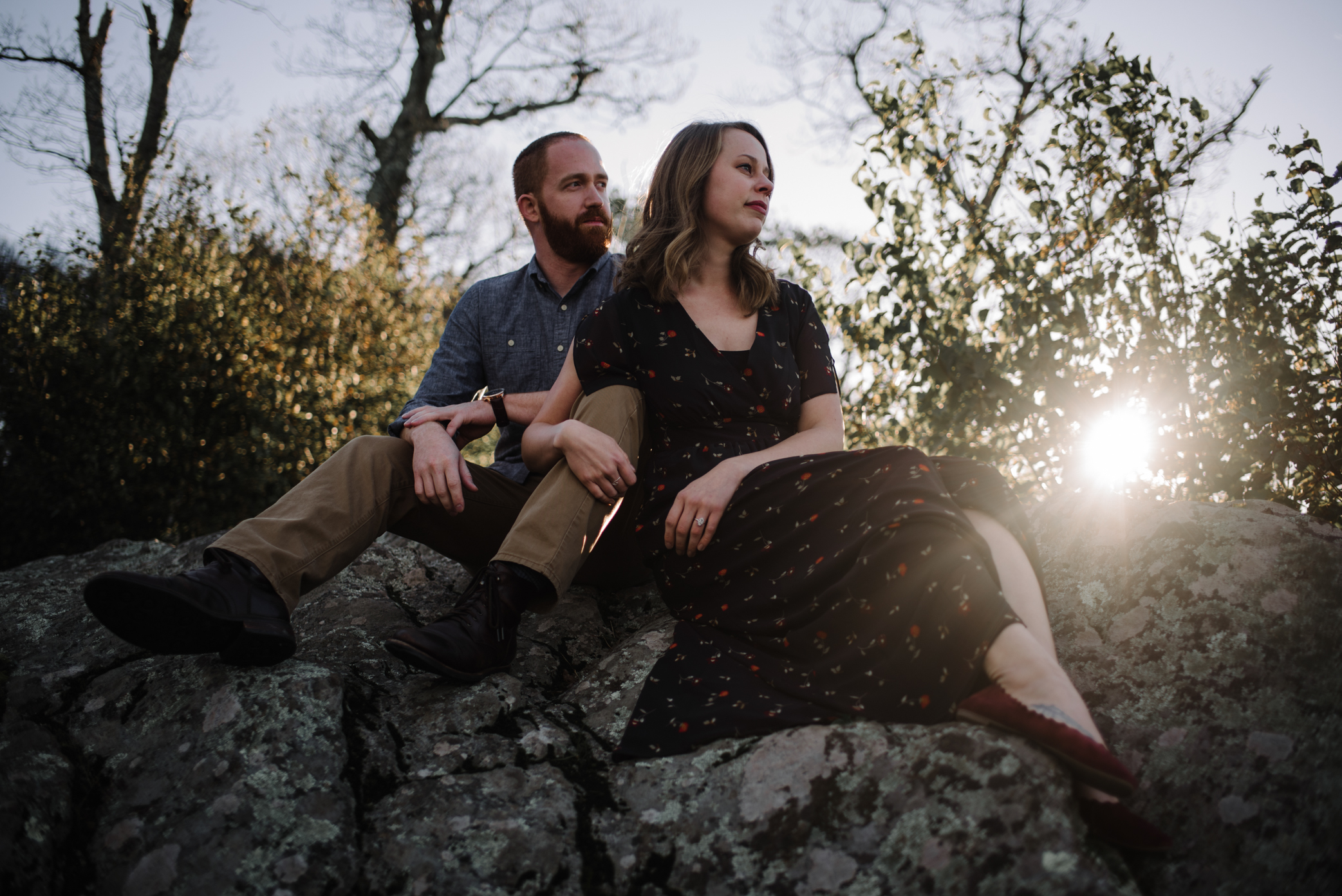 Molly and Zach Engagement Session - Fall Autumn Sunset Couple Adventure Session - Shenandoah National Park - Blue Ridge Parkway Skyline Drive - White Sails Creative_11.JPG