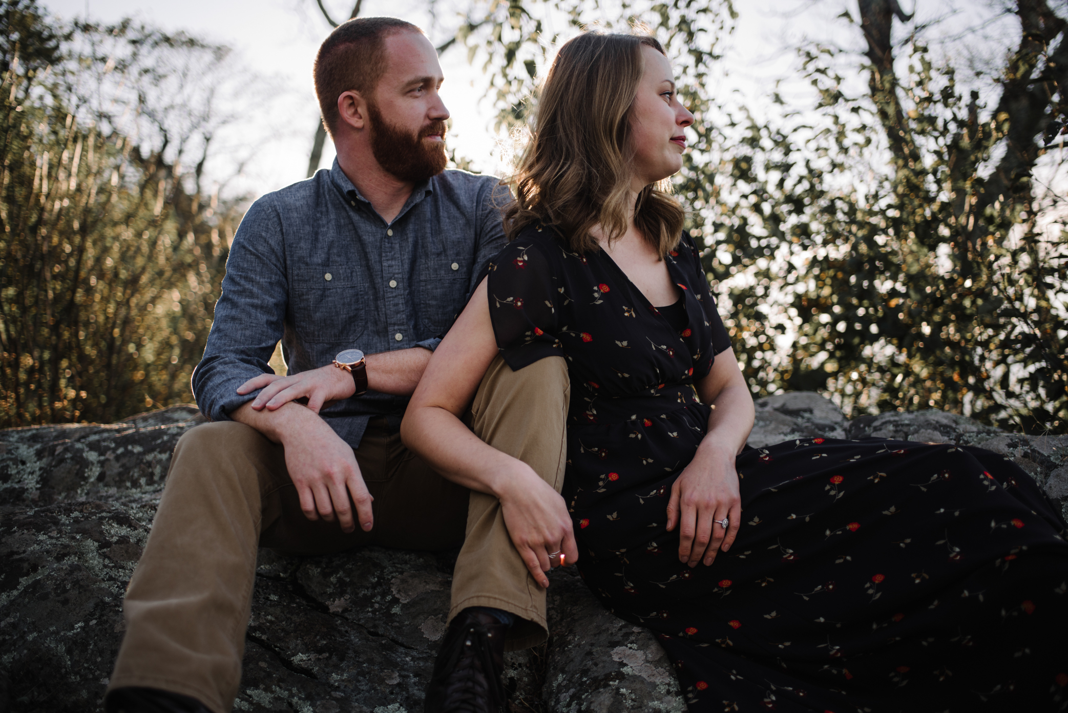 Molly and Zach Engagement Session - Fall Autumn Sunset Couple Adventure Session - Shenandoah National Park - Blue Ridge Parkway Skyline Drive - White Sails Creative_12.JPG