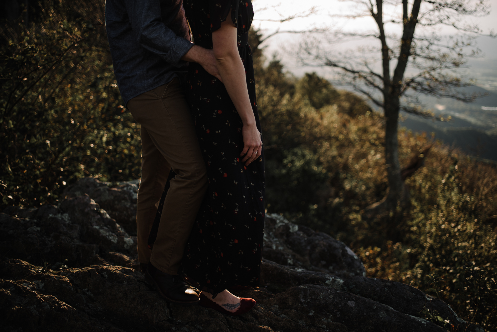Molly and Zach Engagement Session - Fall Autumn Sunset Couple Adventure Session - Shenandoah National Park - Blue Ridge Parkway Skyline Drive - White Sails Creative_14.JPG