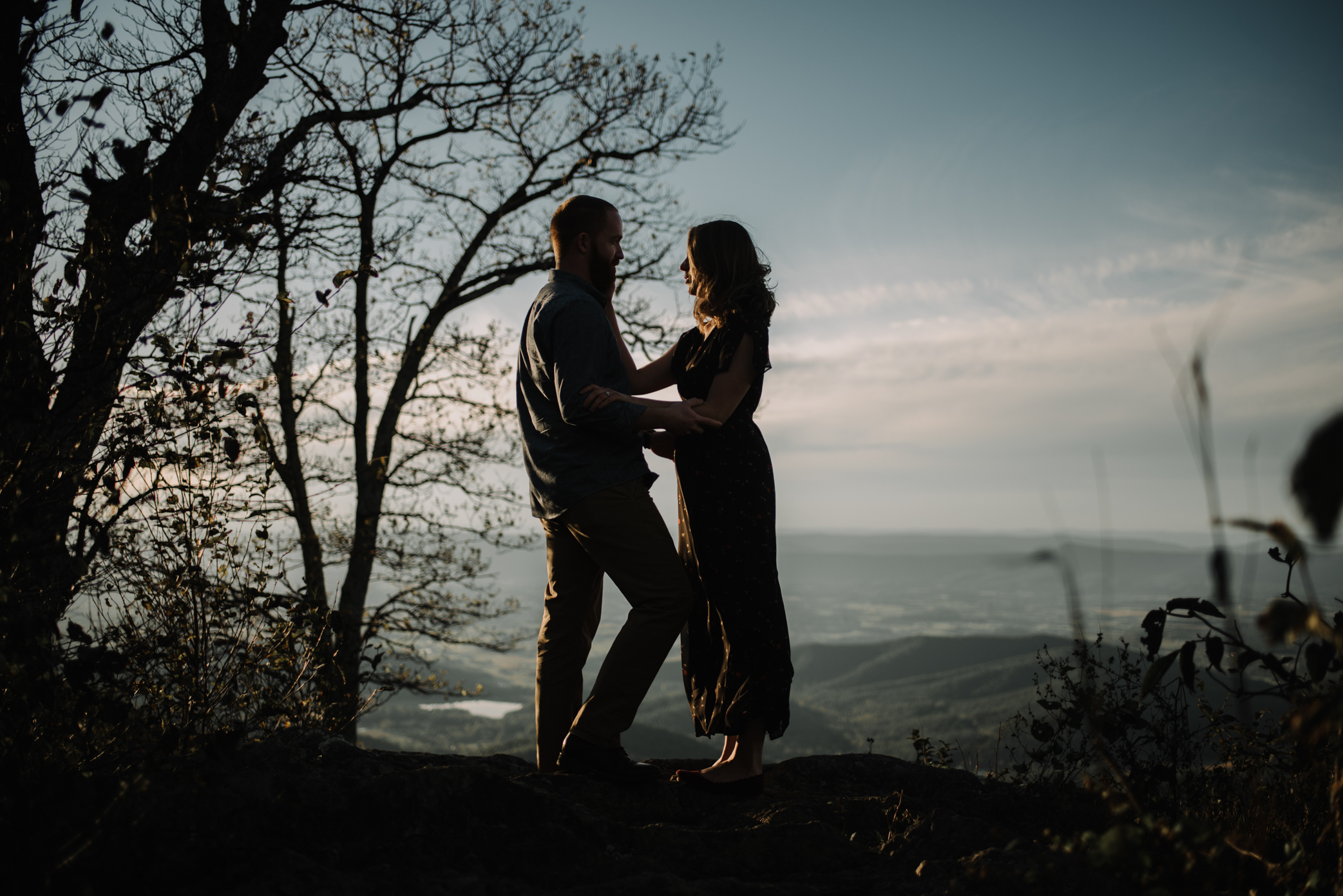 Molly and Zach Engagement Session - Fall Autumn Sunset Couple Adventure Session - Shenandoah National Park - Blue Ridge Parkway Skyline Drive - White Sails Creative_15.JPG