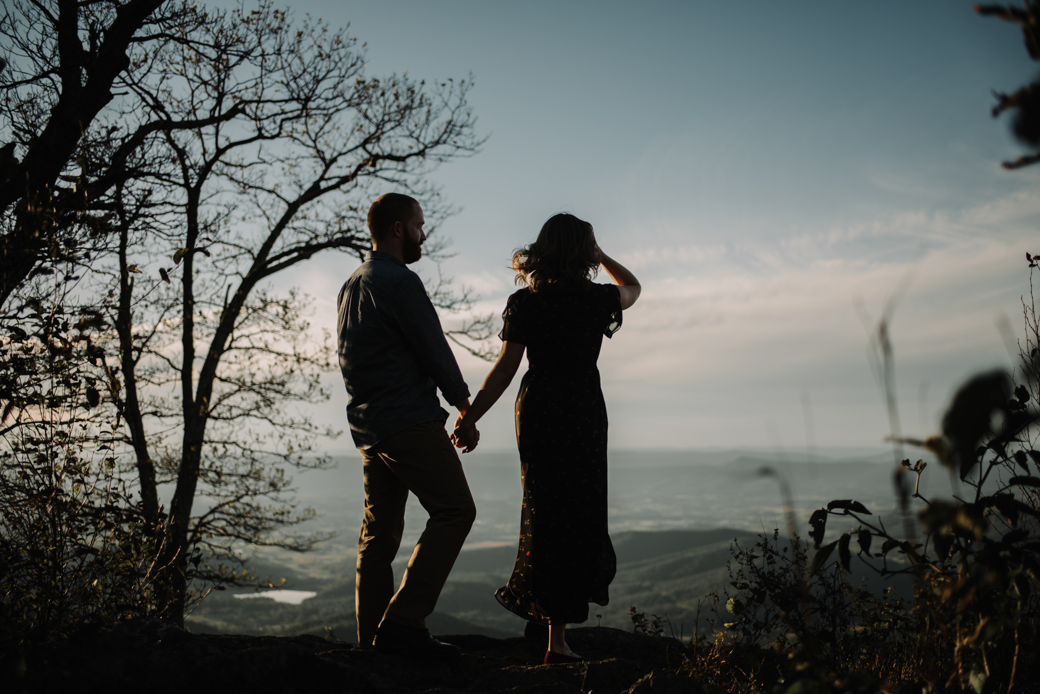 Molly and Zach Engagement Session - Fall Autumn Sunset Couple Adventure Session - Shenandoah National Park - Blue Ridge Parkway Skyline Drive - White Sails Creative_16.JPG