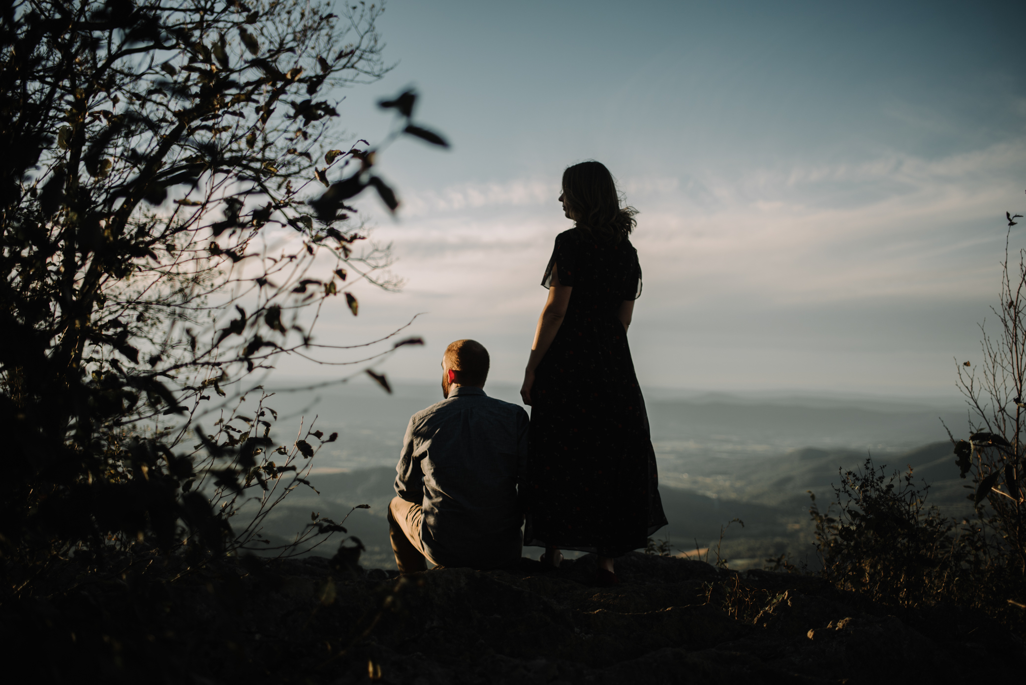 Molly and Zach Engagement Session - Fall Autumn Sunset Couple Adventure Session - Shenandoah National Park - Blue Ridge Parkway Skyline Drive - White Sails Creative_19.JPG