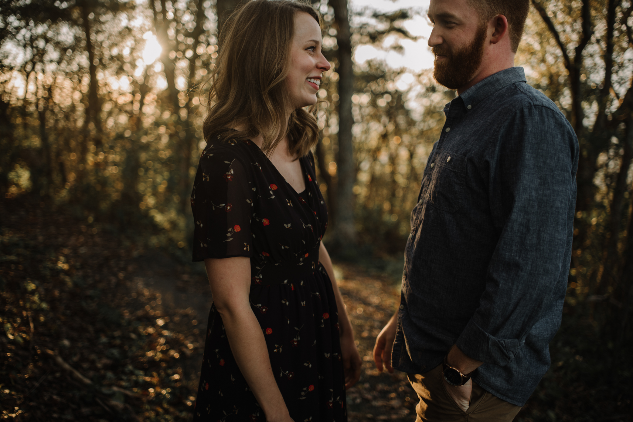 Molly and Zach Engagement Session - Fall Autumn Sunset Couple Adventure Session - Shenandoah National Park - Blue Ridge Parkway Skyline Drive - White Sails Creative_25.JPG