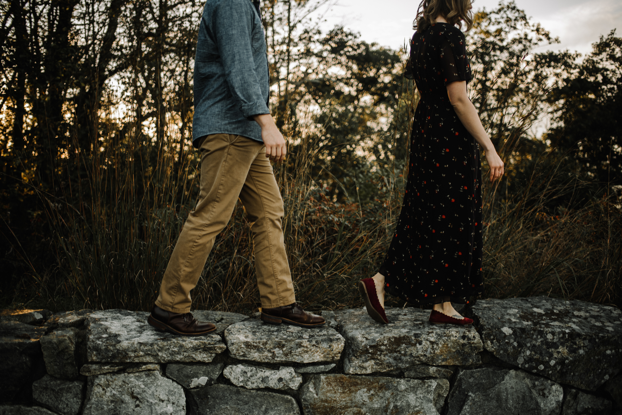 Molly and Zach Engagement Session - Fall Autumn Sunset Couple Adventure Session - Shenandoah National Park - Blue Ridge Parkway Skyline Drive - White Sails Creative_28.JPG