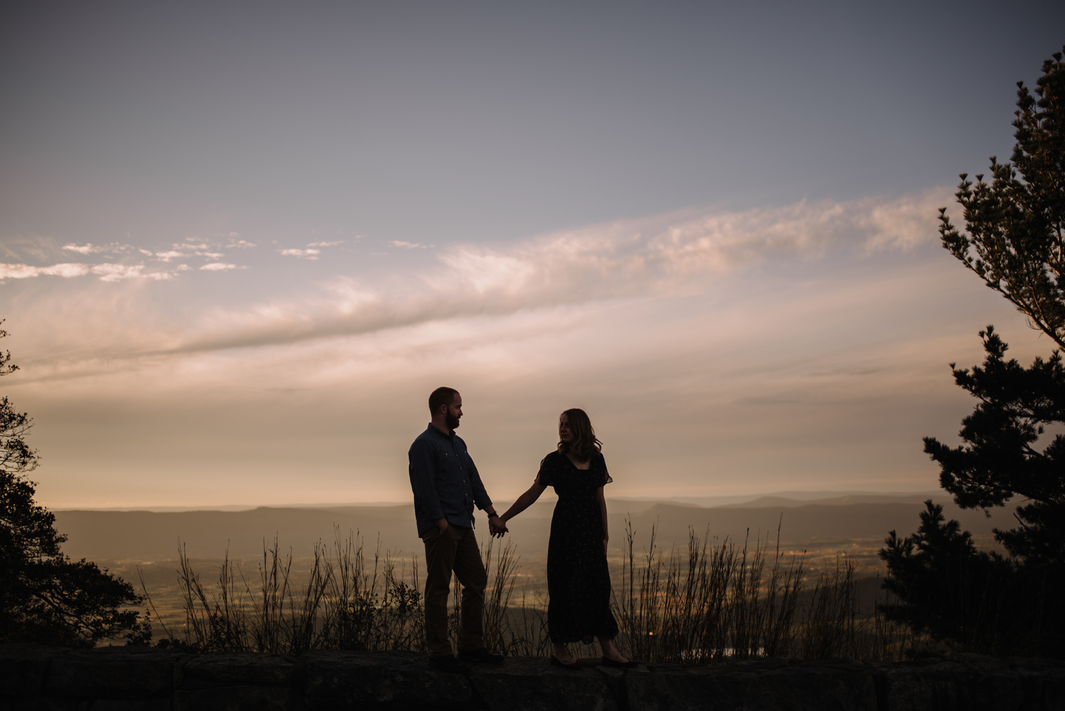 Molly and Zach Engagement Session - Fall Autumn Sunset Couple Adventure Session - Shenandoah National Park - Blue Ridge Parkway Skyline Drive - White Sails Creative_31.JPG