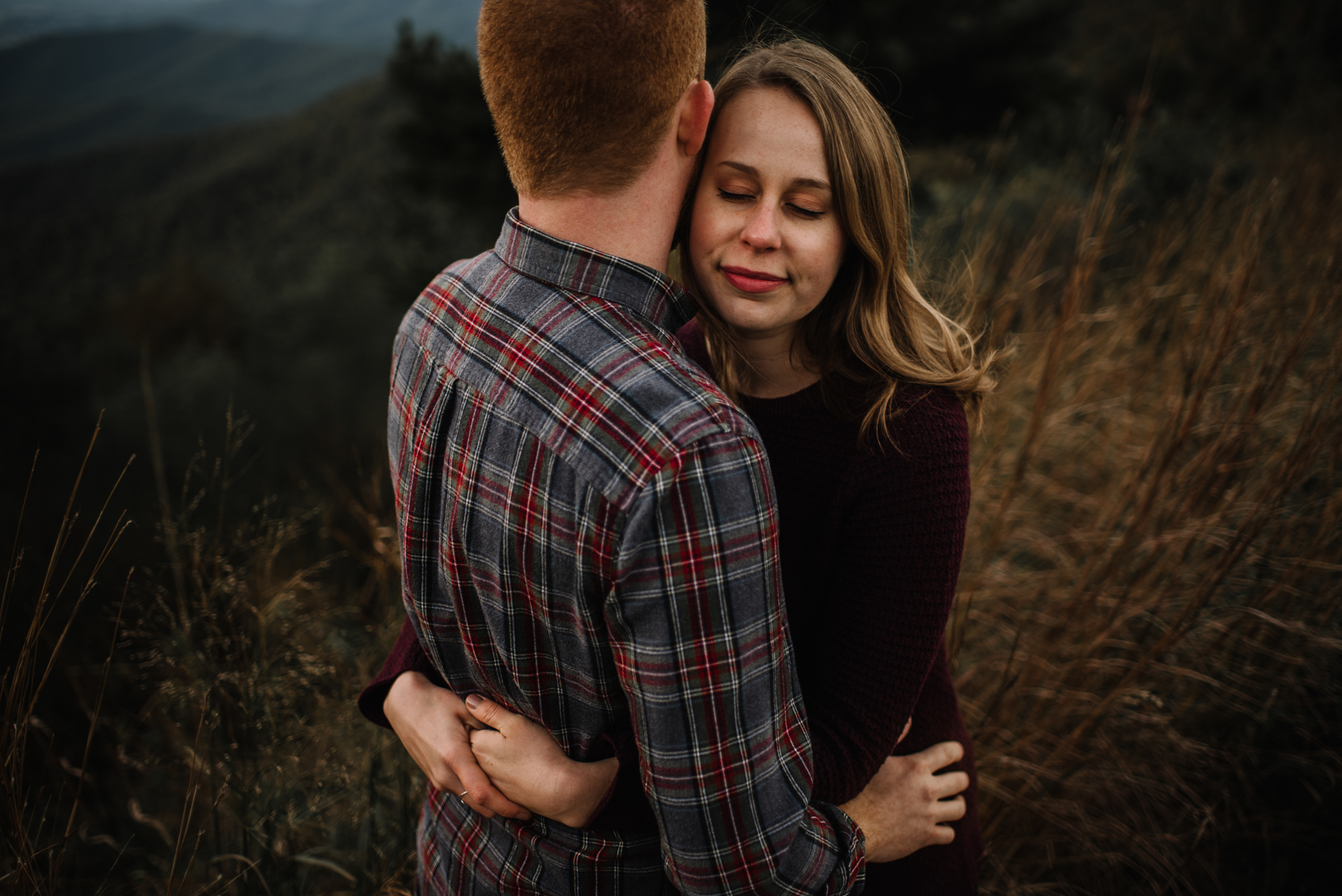 Molly and Zach Engagement Session - Fall Autumn Sunset Couple Adventure Session - Shenandoah National Park - Blue Ridge Parkway Skyline Drive - White Sails Creative_41.JPG