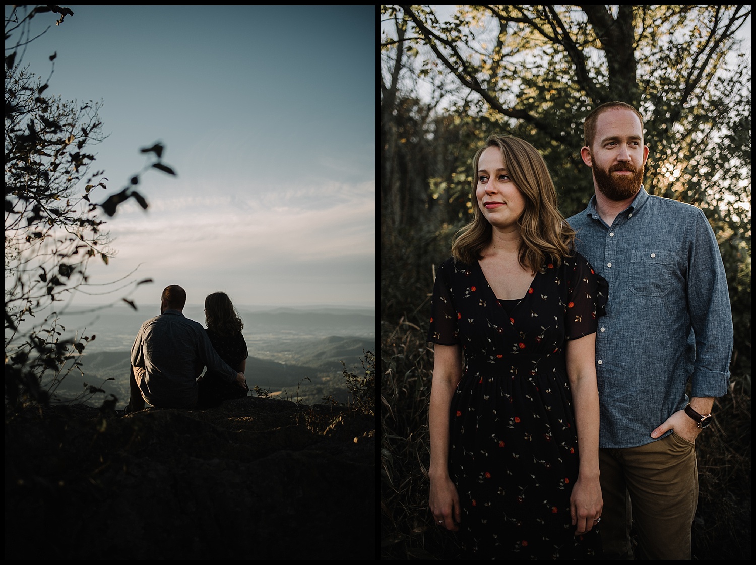 Molly and Zach Engagement Session - Fall Autumn Sunset Couple Adventure Session - Shenandoah National Park - Blue Ridge Parkway Skyline Drive - White Sails Creative_18.jpg