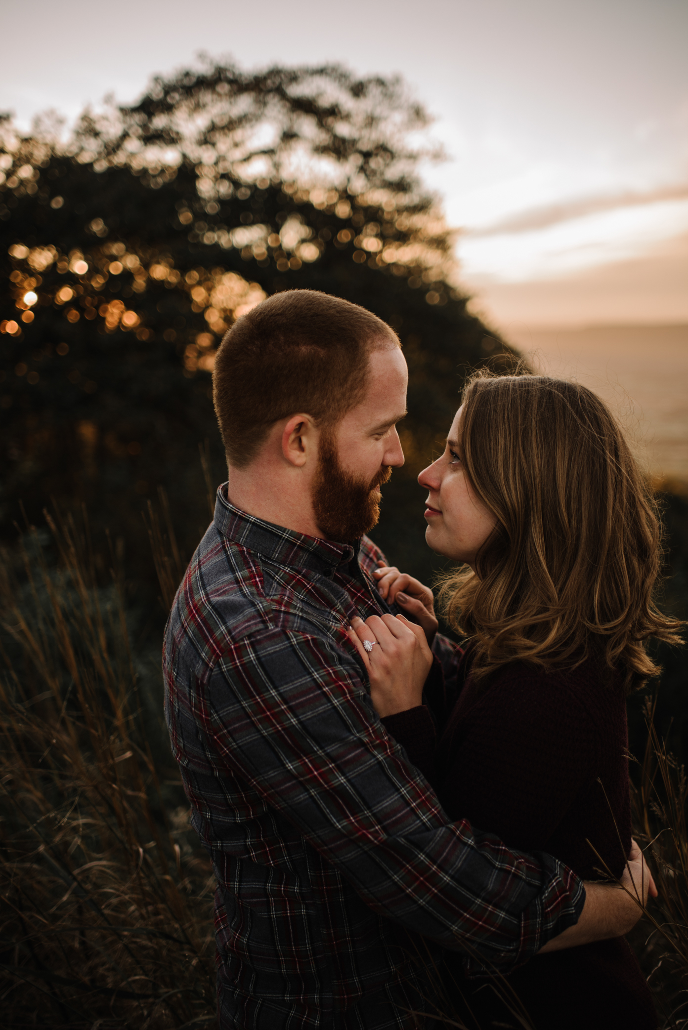 Molly and Zach Engagement Session - Fall Autumn Sunset Couple Adventure Session - Shenandoah National Park - Blue Ridge Parkway Skyline Drive - White Sails Creative_37.JPG