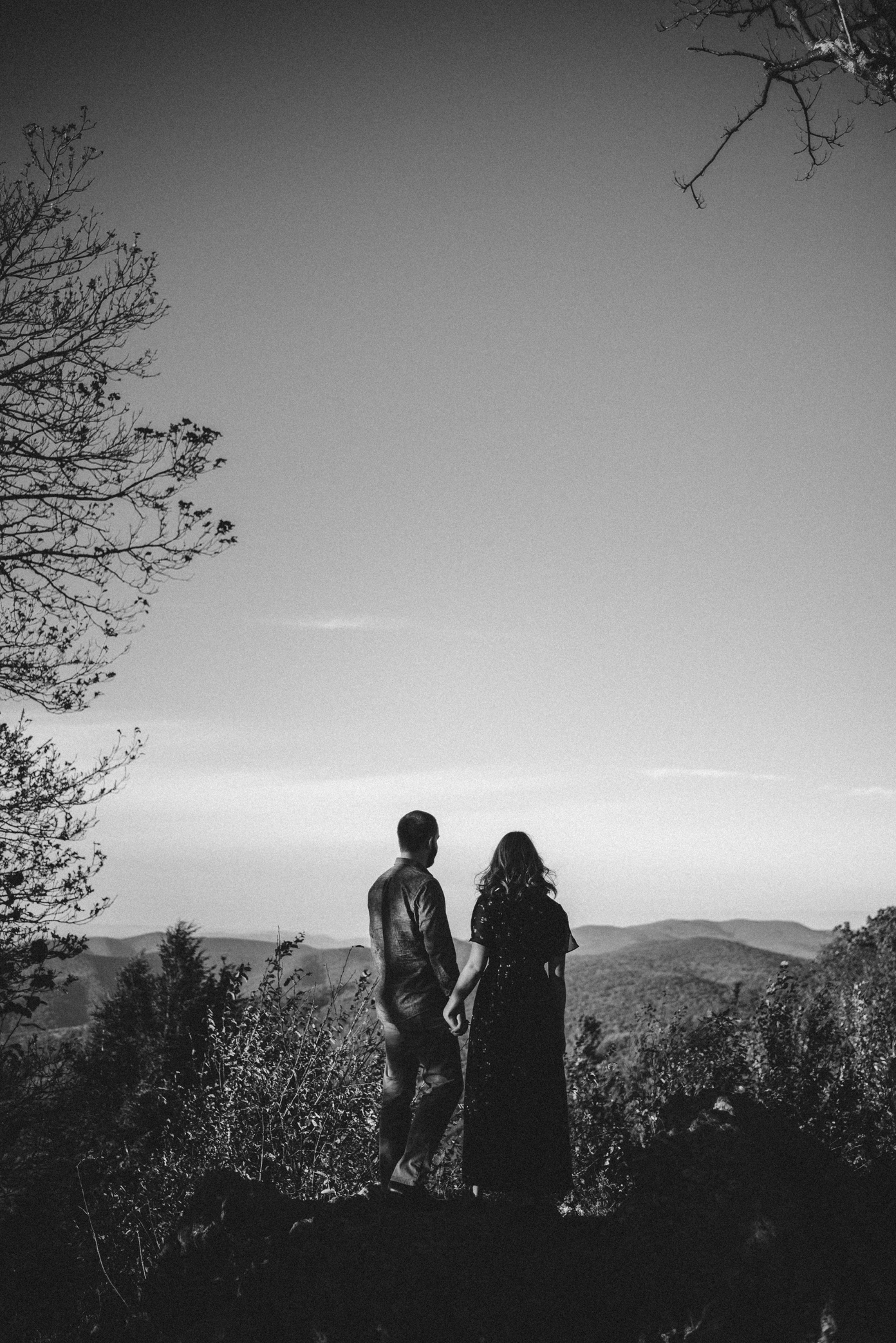 Molly and Zach Engagement Session - Fall Autumn Sunset Couple Adventure Session - Shenandoah National Park - Blue Ridge Parkway Skyline Drive - White Sails Creative.JPG