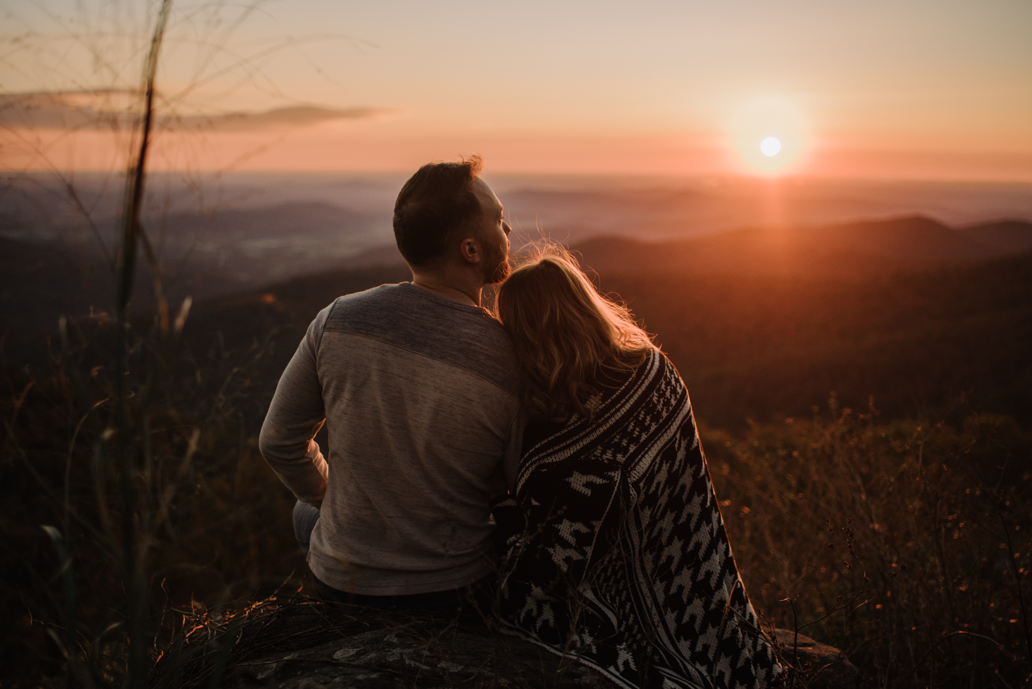 Macy and Mark - Shenandoah National Park - Fall Autumn Sunrise Couple Adventure Session - White Sails Creative - Mini Session_12.JPG