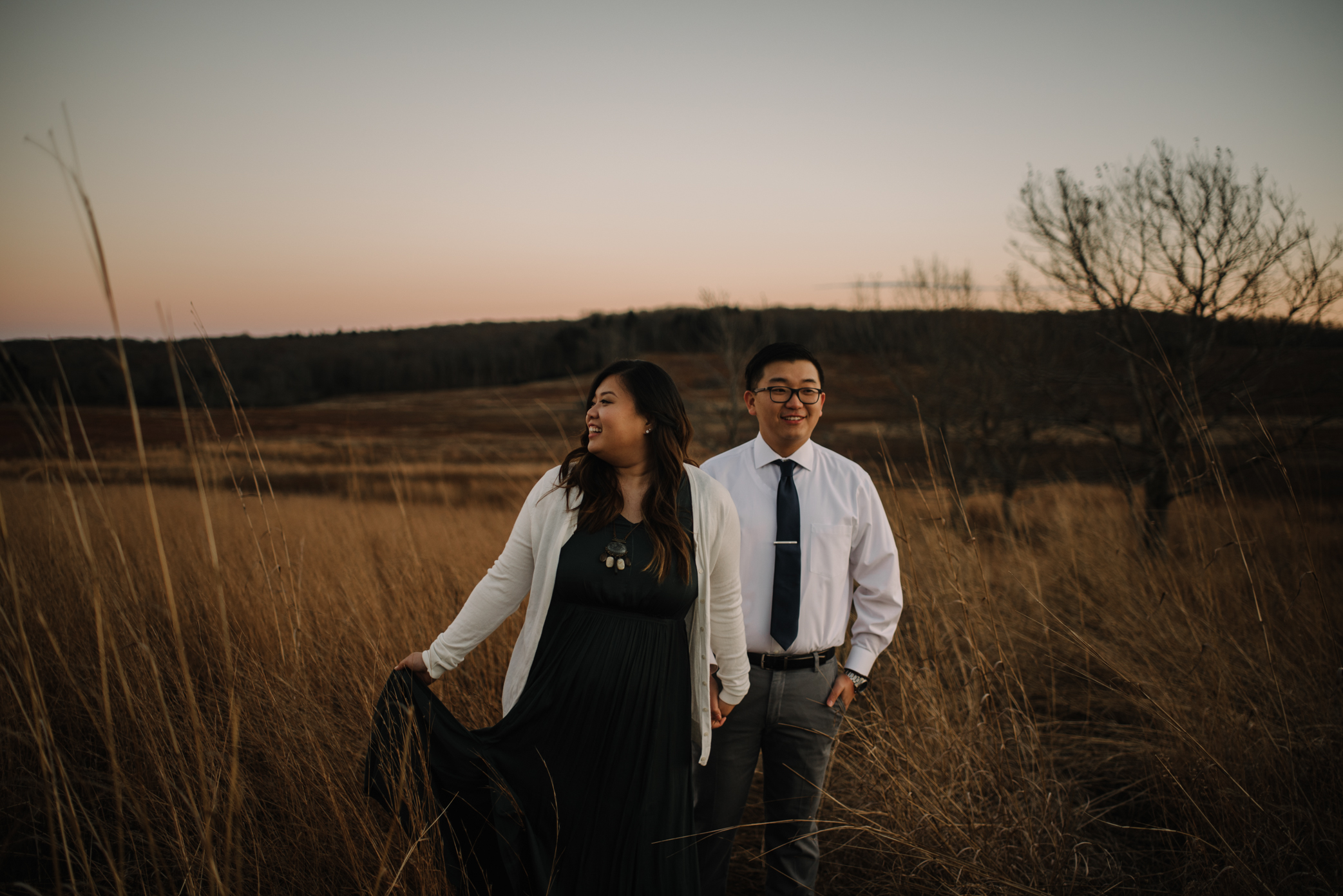 Joshua and Kristina - Shenandoah National Park - Skyline Drive - Winter Engagement Session Photographer - White Sails Creative_39.JPG